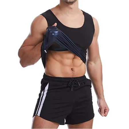 DM-842 Sweat Shaper Men Shapewear Waist Trainer Vest Hot Sauna Suits Thermo  Sweat Tank Tops Body Shaper Slimming Underwear Compression Workout Shirt