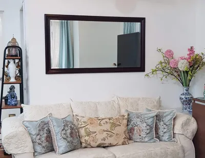 Wall Mirror with Wooden Frame 23 inches x 40.5 inches