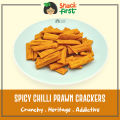 SnackFirst Spicy Chilli Prawn Crackers - CNY Chinese Festival Spicy Snacks Biscuits Crisps. 