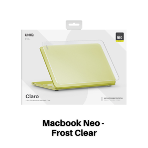 UNIQ Claro Macbook / Macbook Neo Hard Case Matte Anti Finger-print For Air 13" | Pro 16"