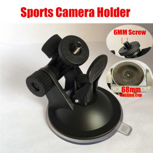 [Ready Stock]6MM Car Bracket Sports Camera Holder Driving Recorder Support 68mm Large Suction Cup