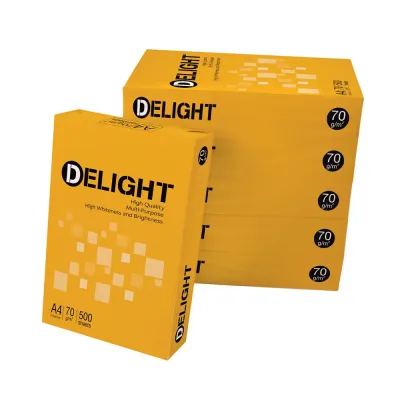 IDEA BY SCGP กระดาษถ่ายเอกสาร DELIGHT 70 แกรม A4 5 รีม ต่อ แพ็ก จัดส่งโดย HomePro