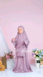 Mukena Terusan Buket Melati Anak Remaja Dewasa | Al Arsyad