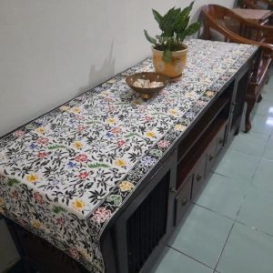 TAPLAK MEJA PANJANG RUNNER 200cm x 50cm BATIK CAP COLET || TAPLAK PANJANG BATIK
