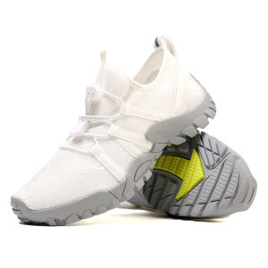 Breathable Mesh Hiking Shoes Men Women Thick-soled Outdoor Sneakers Non-slip Climbing Trekking Sports Shoes Wear-resistant