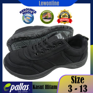 Pallas Jazz School Shoes Black Shoe Lo Cut Shoe Lace 3060218BK Kasut Hitam Kasut Sekolah