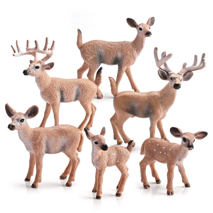 ♞In Stock Wholesale♞Simulation Christmas Elk Reindeer White Tail Deer ...