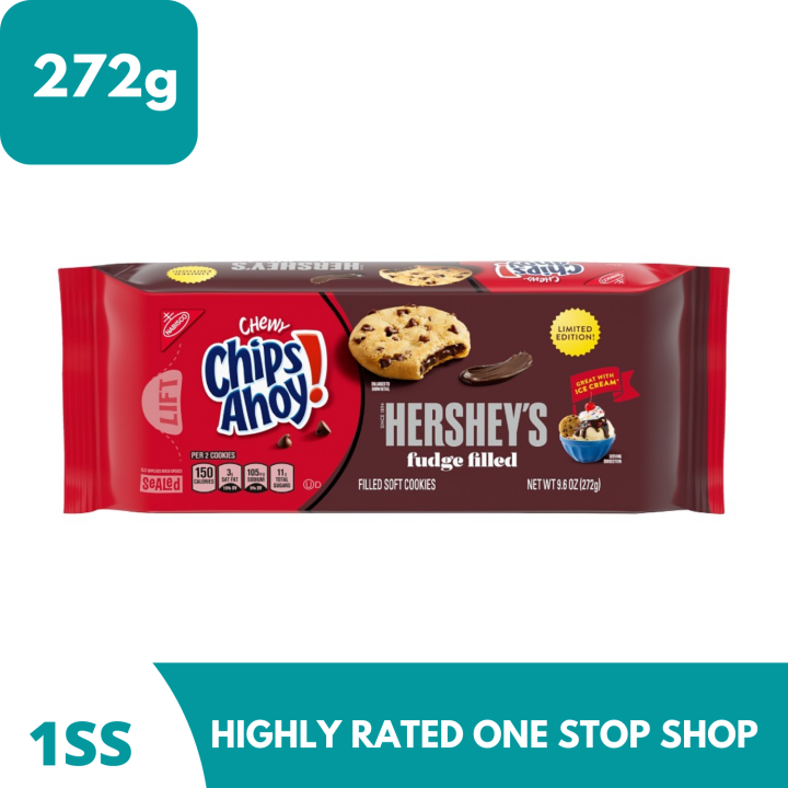 Nabisco Chips Ahoy Hershey’s fudge-filled cookies 272g | Lazada PH