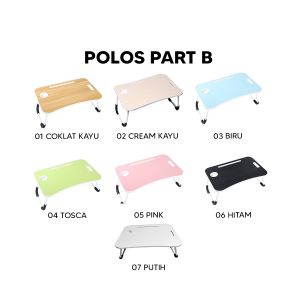 Meja Lipat Laptop Belajar Anak Serbaguna Folding Table / Meja Leptop Portable Serbaguna - READY STOCK