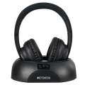 RETEKESS TA006 Wireless Headphone Stereo for TV Watching, TV Headphones with Charging Dock, Power Display, 3.5mm AUX, RCA, Coax-in. 