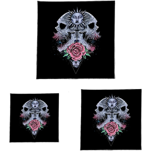 Tarots Tablecloth Flower Sun Pattern Astrology Altars Cloth Divinations Table Cloth Tapestry Witchcrafts Supply