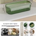 Transparent Acrylic Desktop Organizer for Cosmetics and Snacks. 