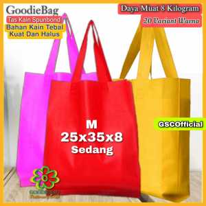 Lusinan 12 Tas kain Spunbond Motif Lebaran Idul Fitri Goodie Bag Ukuran 25x35x10 cm Cocok Untuk Wadah Sembako Hantaran  Wadah Sayuran  Bingkisan THR  Parcel  Toples kue  Sirup  Kaleng Biskuit  Mika Bento  Thinwall  Ompreng Baskom  Kantong Kain