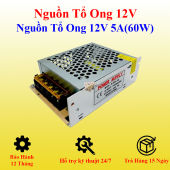 Nguồn tổ ong 12V 5A chuyên dùng cho camera đèn led motor mini...