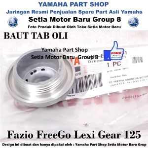 Baut Tab Oli Mesin Bawah Fazio Freego Lexi Gear 125 Asli Original Yamaha Surabaya