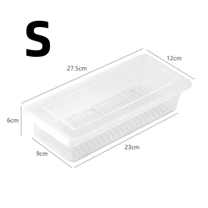 Buy 2 get 2  Refrigerator Keep fresh Fruits vegetables meat fish drain storage boxes Fridge Organizer