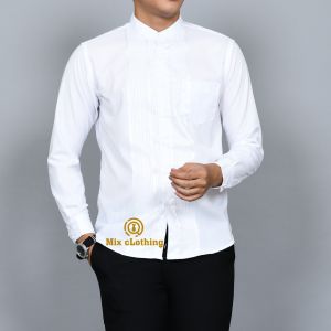 Baju Muslim Pria Koko Lengan Panjang Slimfit Kemeja Koko Kurta Gamis Kemko