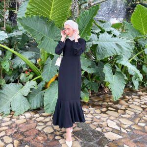 Ayesha Dress Korean Style | Gamis Crinkle Wanita Coquette Duyung