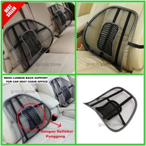 Sandaran Punggung Jok Mobil Kursi Kerja Kantor Anti Gerah Bahan Tebal GZ