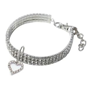 OUREAL Có thể điều chỉnh Vòng cổ cho mèo Đồ trang trí treo Đồ dùng cho thú cưng Vòng cổ cho thú cưng Thời trang Thiết kế chống bóp cổ Dây chuyền hình chó con Dành cho mèo chó