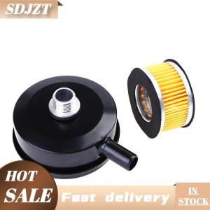 SDJZT Đen sắt Bộ lọc không khí silencer Máy nén khí 20 mét nam chủ đề Canister filte