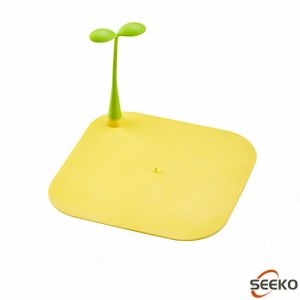 Seeko Thick Silicone Floor Drain Deodorant Cover Bathroom Deodorant Insect-Proof Bean Sprouts Shape