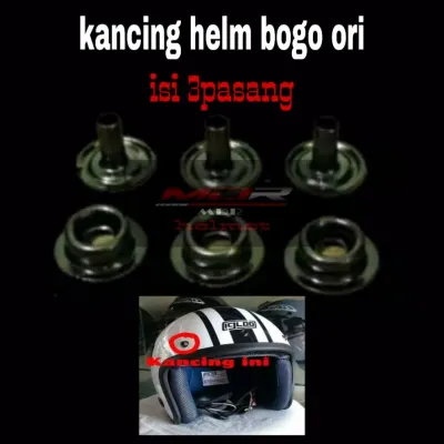 Kancing helm bogo 1set (3pcs) isi paket percis serti di gambar