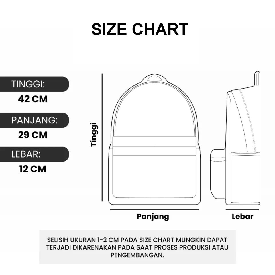 RBS JANSPORT Tas Distro Pria Wanita Bahan Premium Ransel Terkini