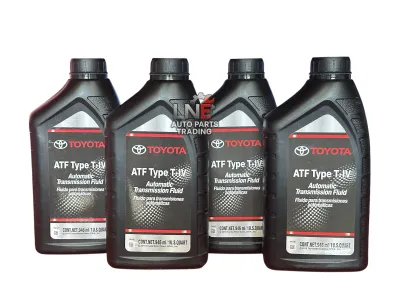 4PCS Toyota ATF Type T-IV Automatic Transmission Fluid 946ml (1 Quart) AT Oil