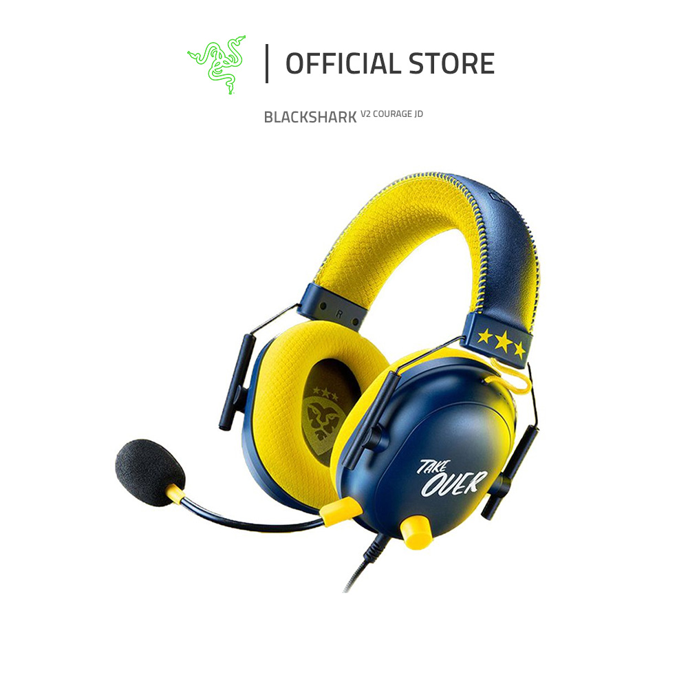 RAZER BlackShark V2 Multi-Platform Wired Esports Headset with HyperClear Cardioid Mic With USB Sound Card Gaming Headphones