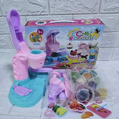 ICE CREAM TOY CLAY DOUGH TOY PLAYSET TOY FOR KIDS