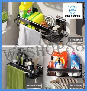 WESHOP88 1pcs stock no.AAA,Kitchen Sponge Holder Dishwashing Rack Cloth Holder Hanging Kitchen Sink Organizer Drainer
