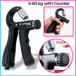 COD Cepat Alat Olaraga Melatih Otot Tangan Handgrip Hand Grip Exercise Adjustable 5-60 Kg Otomatis With Counter / Alat Latihan Otot Jari Tangan Spring Hand Fitness - PIJAR
