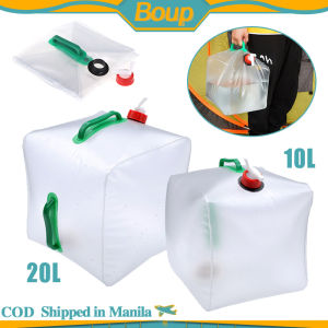 Collapsible Water Container Portable Foldable Water Container Camping Water Container With Spigot For Outdoors Camping