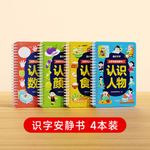 Busy Book Stick Book Child Learning Word Montessori My First Quiet Book Early Learning Education Toys Children Matching