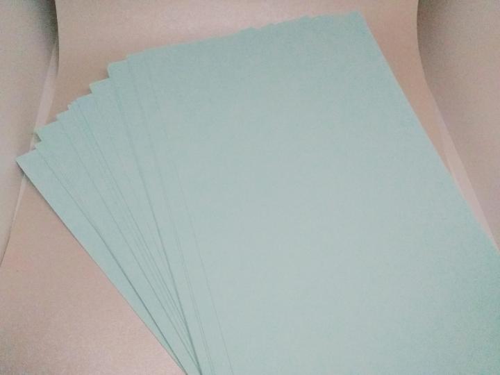 kertas bc/brief card/concorde 160gsm ukuran A4 warna biru isi 50 sheet