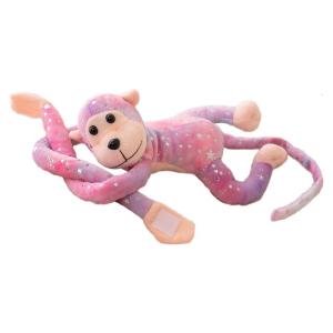 Portable and Decorative Plush Doll Colorful Long Arm Monkey Toy Hangable Decor Photo Props for Room Decorations
