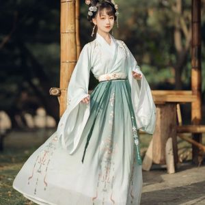 Chinese Style Hanfu Dress Women Traditional Elegant Floral Embroidery Princess Dresses Oriental Fairy Cosplay Stage Dance Robe2026