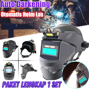 COD CLYNE Helm Las Listrik Otomatis Pelindung Wajah Auto Dimming True Color Welding Mask with LED - CL281
