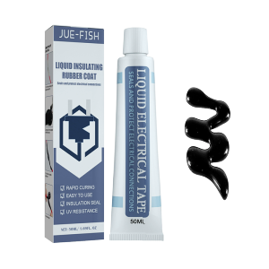 50ML Lem Cair Kabel Listrik Tahan Panas Isolasi Lakban Listrik/Lem Kabel Tahan Air Lem Cair Kabel Listrik Hitam