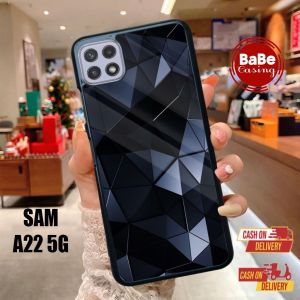 Casing Samsung A22 5G Terbaru Case Abstrak Kubik Samsung A22 5G Hardcase Softcase Premium Glosy Terlaris Termurah