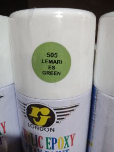 Pilok Cat Semprot RJ 300cc HIJAU LEMARI ES (505)