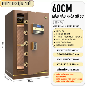 Két Sắt Điện Từ Khóa Số và Vân Tay Hiện Đai An Toàn Két Sắt Gia Đình Văn Phòng