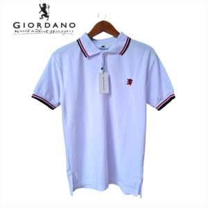 GIORDANO POLO SHIRT PREMIUN DISTRO/KAOS KRAH PRIA GIORDANO HIGH QUALITY KATUN CVC DIAMOND FULL TAG&LABEL KRAH RAJUT