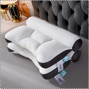 Sleep Enhancing Cervical Support Comfort Goose Down Pillow Sleep Neck Pillow Washable Pillow For Neck Support 枕头