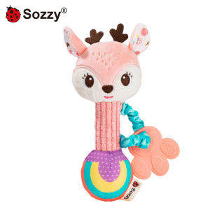 SG EmmAmy® Animal Baby Rattle Toys Teething Toy Soothing Rattles Baby Teethers Gifts Toy