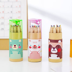 12 Colours Pencil Stationery Set Coulour Pencil Goodie Bag Filler Childrens Day Gift Present Birthday Gift Art Supplies