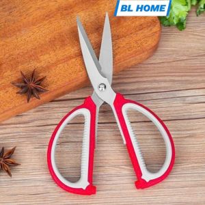 Kéo đỏ làm bếp đa năng chất liệu inox không gỉ - Kéo cắt tỉa đa năng sắc bén siêu bền