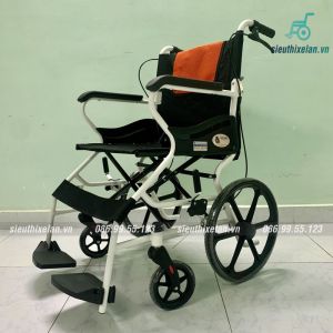 Xe Lăn Du Lịch Gấp Gọn Lucass X92 - Xe Lăn Cho Người Già Gấp Gọn Có Phanh Tay | Bảo Hành 12 Tháng