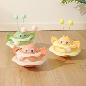 NOONOOR Tumbler Structure Cat Turntable Toys Plastic Multi Tier Track Bee Tumbler Toys Rolling Ball Interactive Cat Toys Kitten Exercise